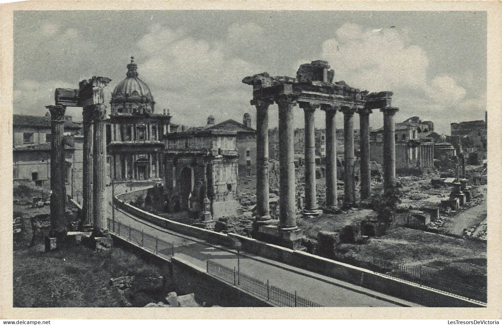 ITALIE - Roma - Avanzi Del Templo Di Saturno - Carte Postale Ancienne - Andere Monumente & Gebäude
