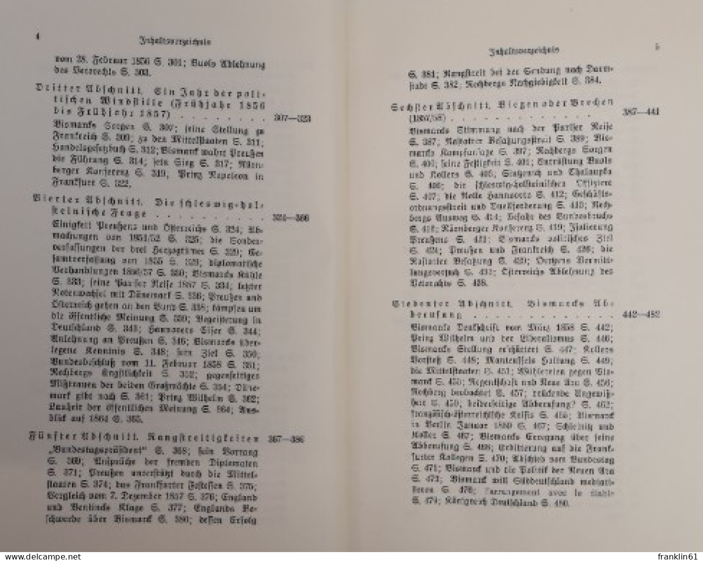 Bismarcks Kampf mit Österreich am Bundestag zu Frankfurt (1851-1859).