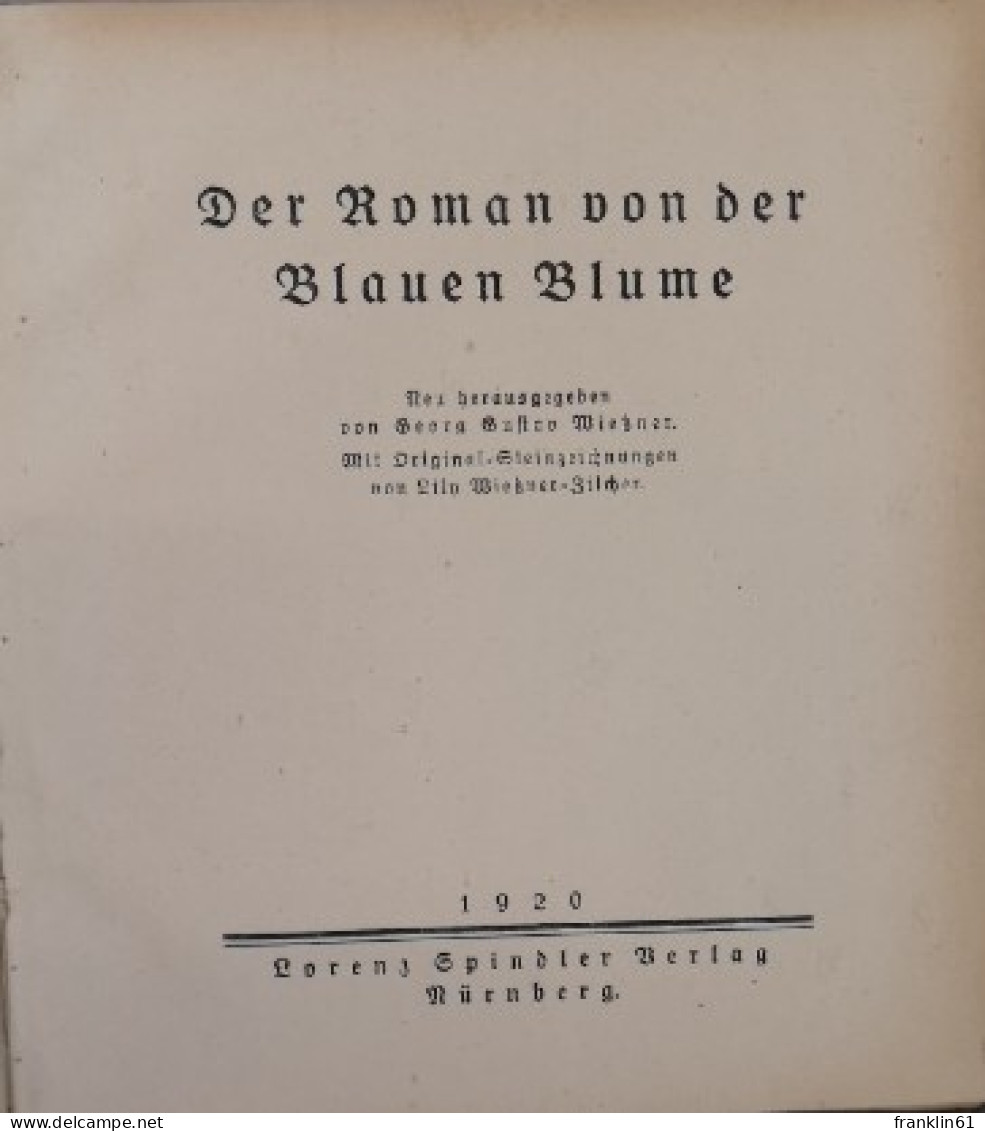 Der Roman Von Der Blauen Blume. - Lyrik & Essays
