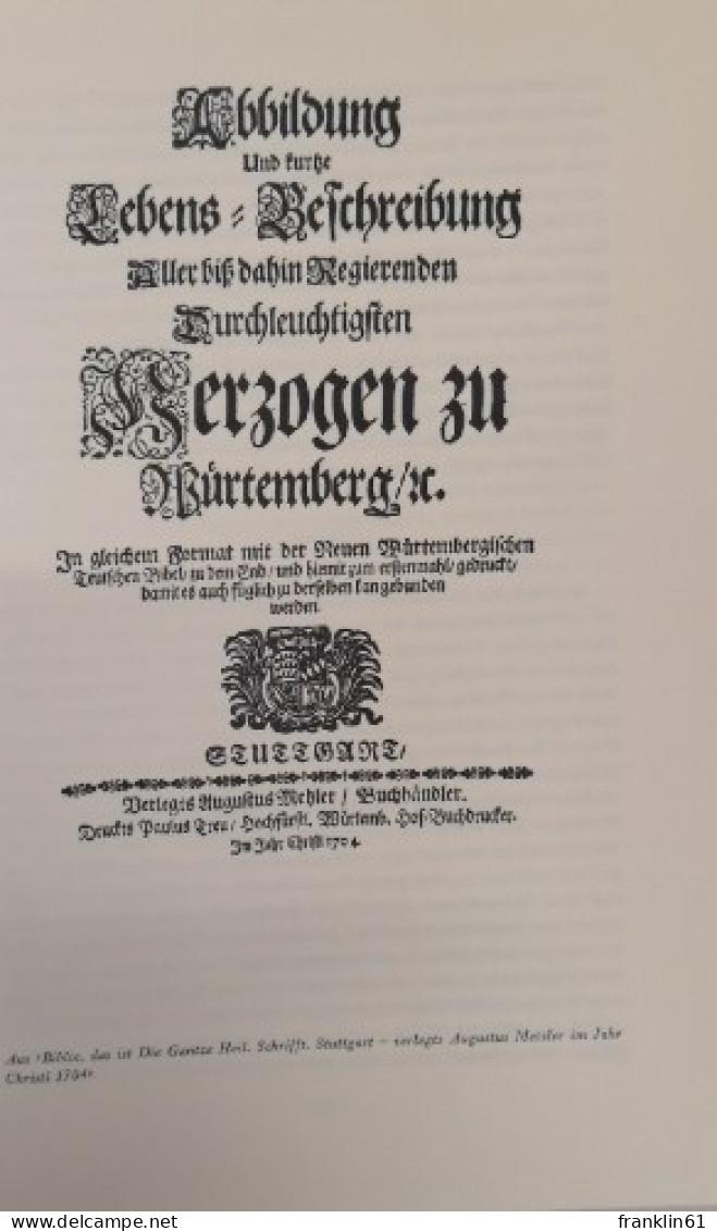 Die Herzöge Von Württemberg - 4. Neuzeit (1789-1914)