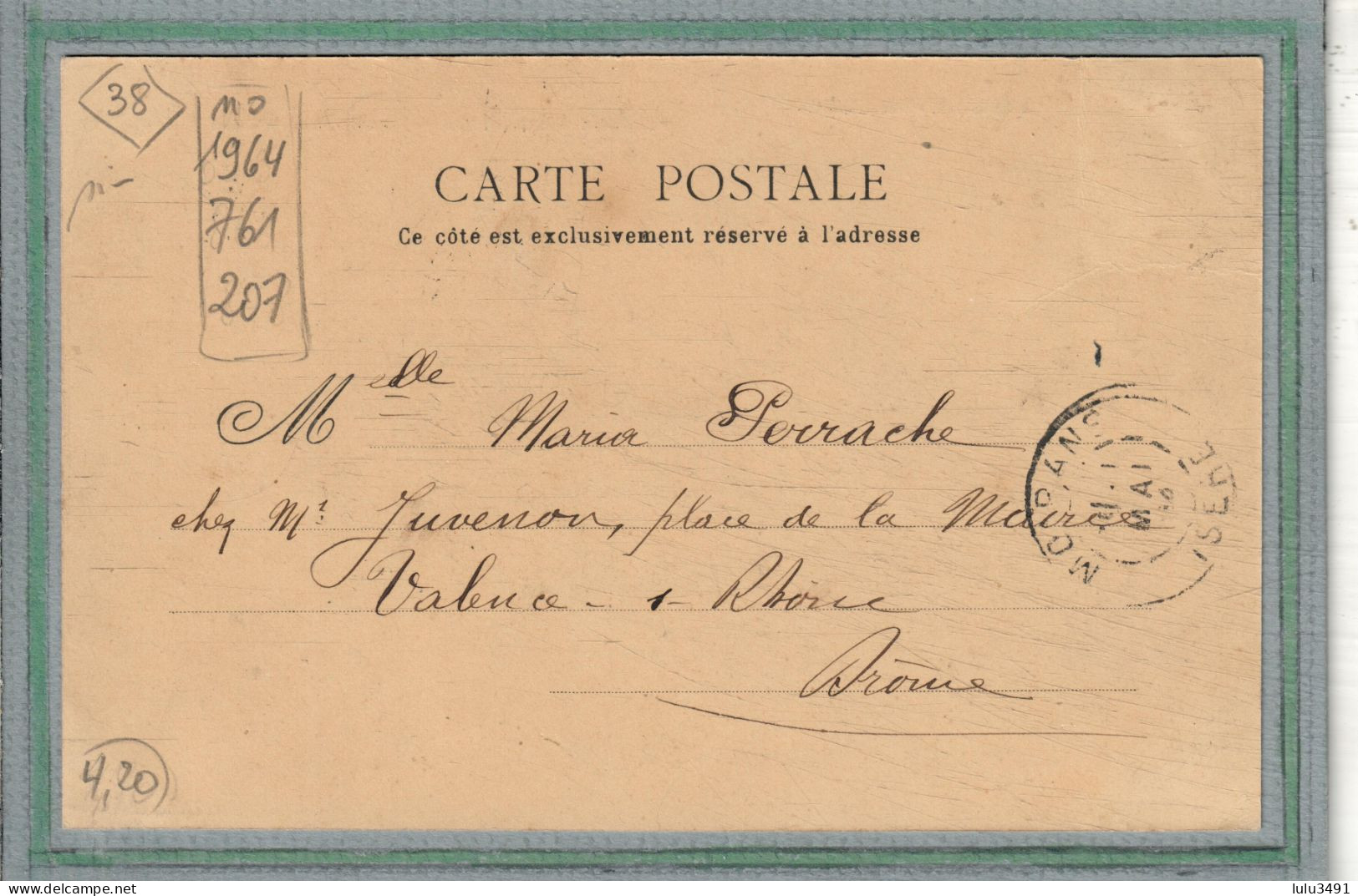 CPA - MOIRANS (38) - Aspect De La Fabrique-Usine De Tuiles, La Tuilerie, En 1904 - Moirans