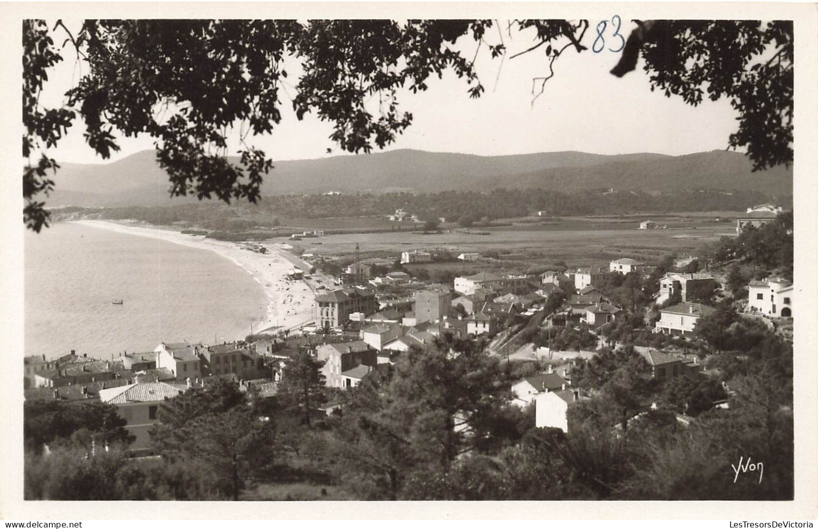 FRANCE - La Douce France - Côte D'Azu Le Lavandou - Vue Générale Sur La Plage - Carte Postale Ancienne - Le Lavandou