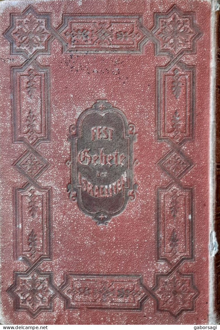 Hebrew Prayer Book - Jom Kipur 1862 - Livres Anciens