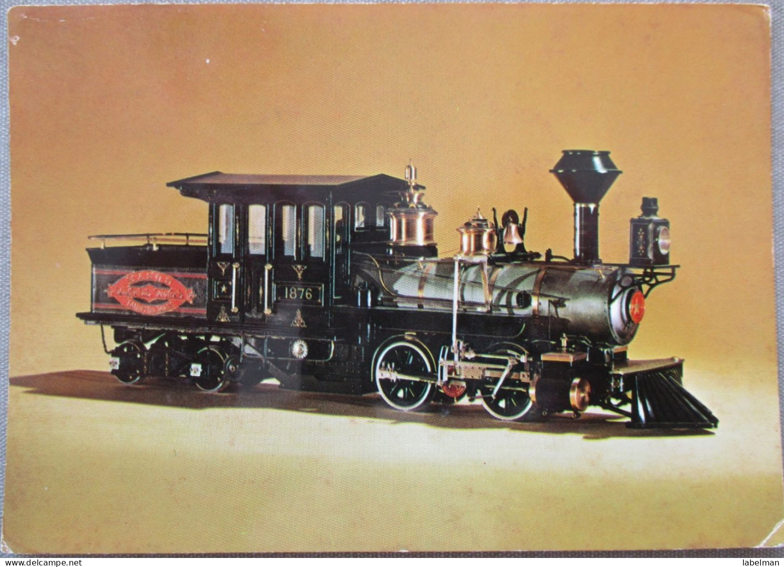 USA AMERICAN LOCOMOTIVE LOCO TRAIN RAIL 1876 CENTENNIAL NEW YORK POSTCARD CARTE POSTALE POSTKARTE ANSICHTSKARTE - Long Beach