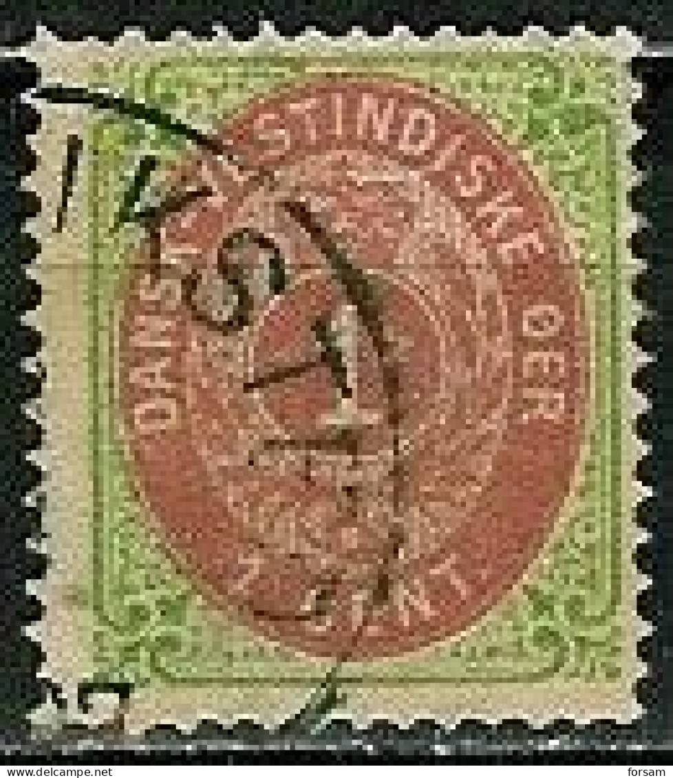 DANISH WEST INDIA..1873..Michel # 5 II B..used. - Danemark (Antilles)