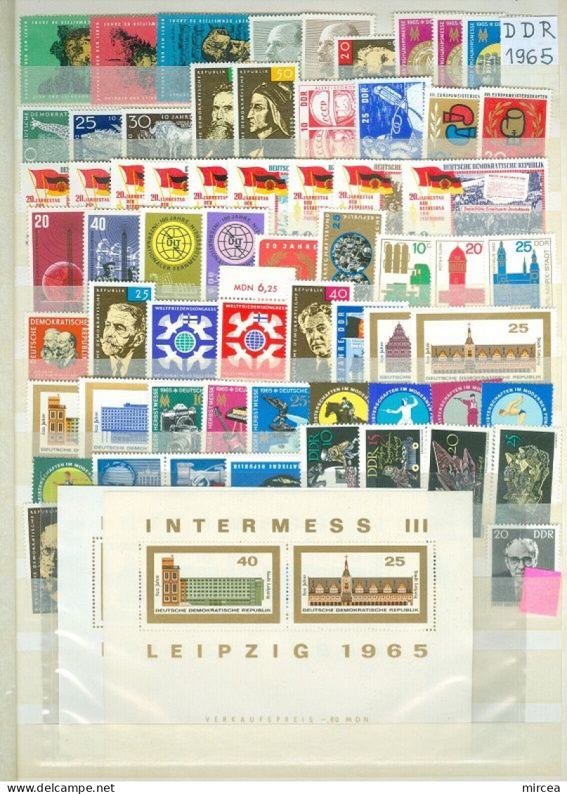 C5267 - DDR 1965 Complet - Collezioni Annuali