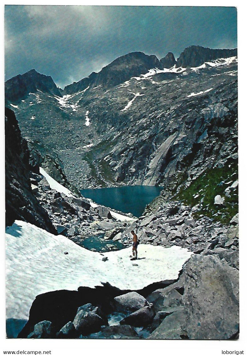 LAGO LLOSAS.- PIRINEO ARAGONES.-  BENASQUE / HUESCA.- ( ESPAÑA ) - Huesca