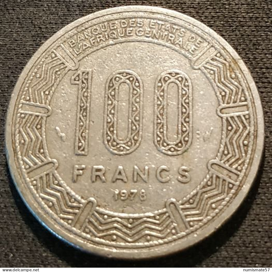 Pas Courant - GABON - 100 FRANCS 1978 - KM 13 - Gabun