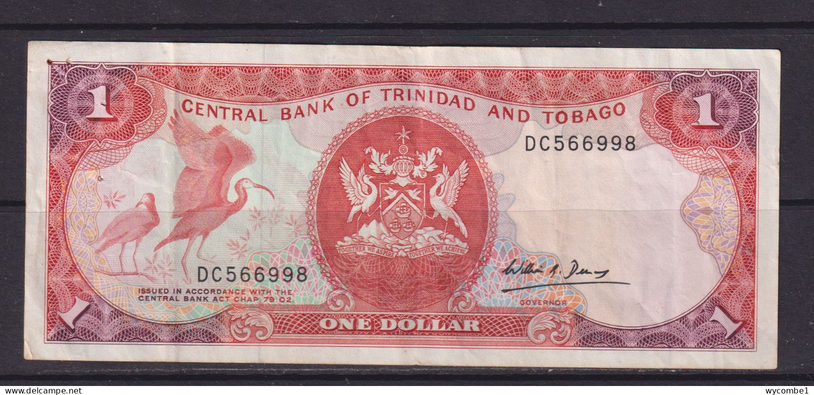 TRINIDAD AND TOBAGO - (79-02) 1 Dollar Circulated Banknote - Trinidad & Tobago