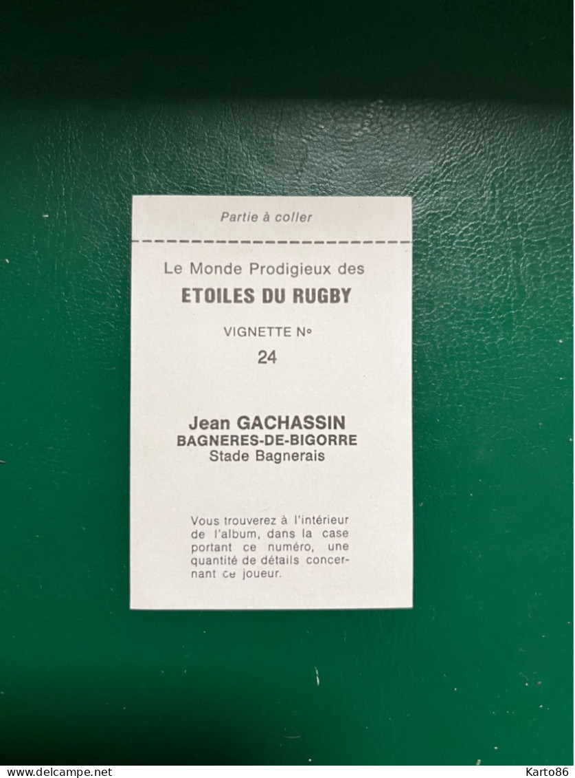 RUGBY * Jean GACHASSIN Bagnères De Bigorre Stade Bagnerais * Joueur De Rugby Né à Bagnères * Image Vignette - Rugby