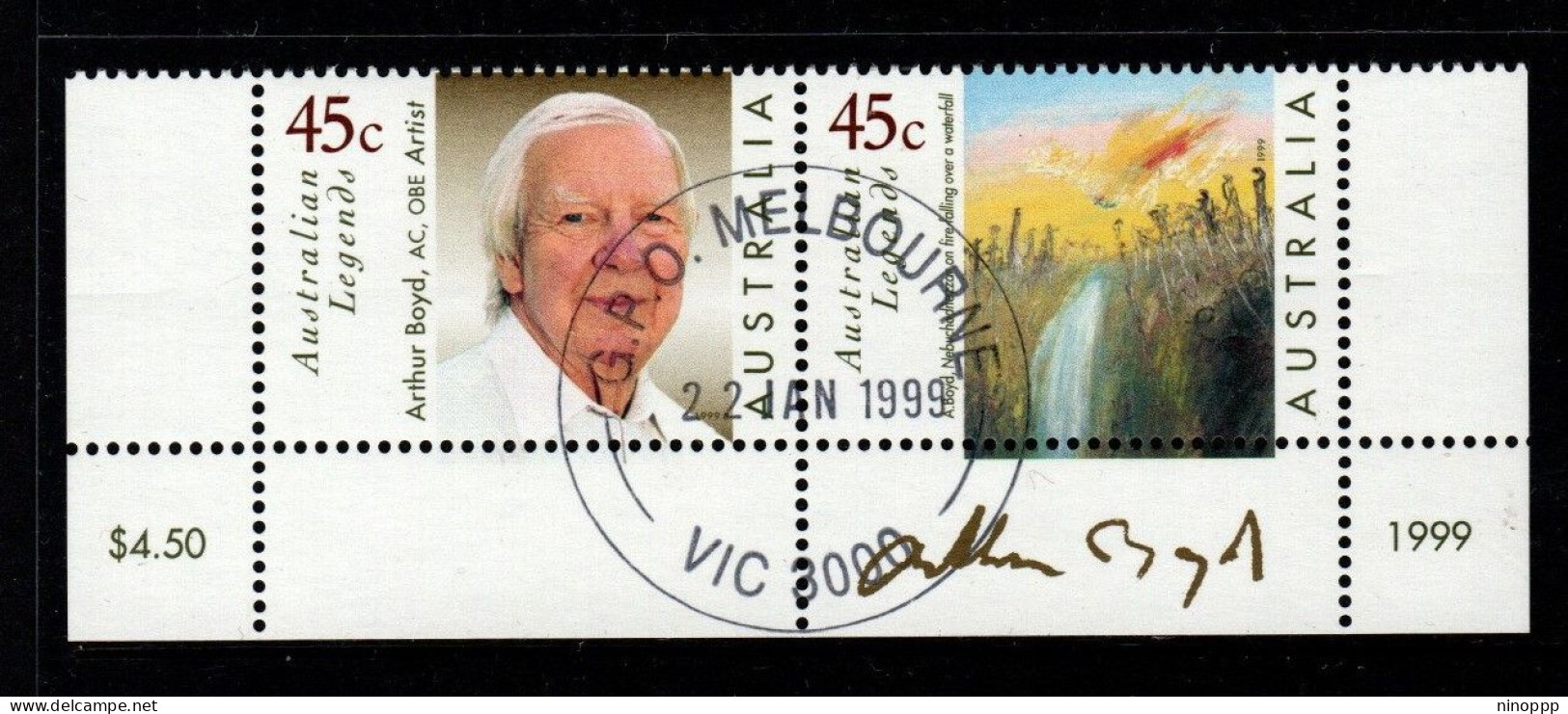 Australia ASC 1718b  1999  Australian Legend Arthur Boyd ,used - Used Stamps