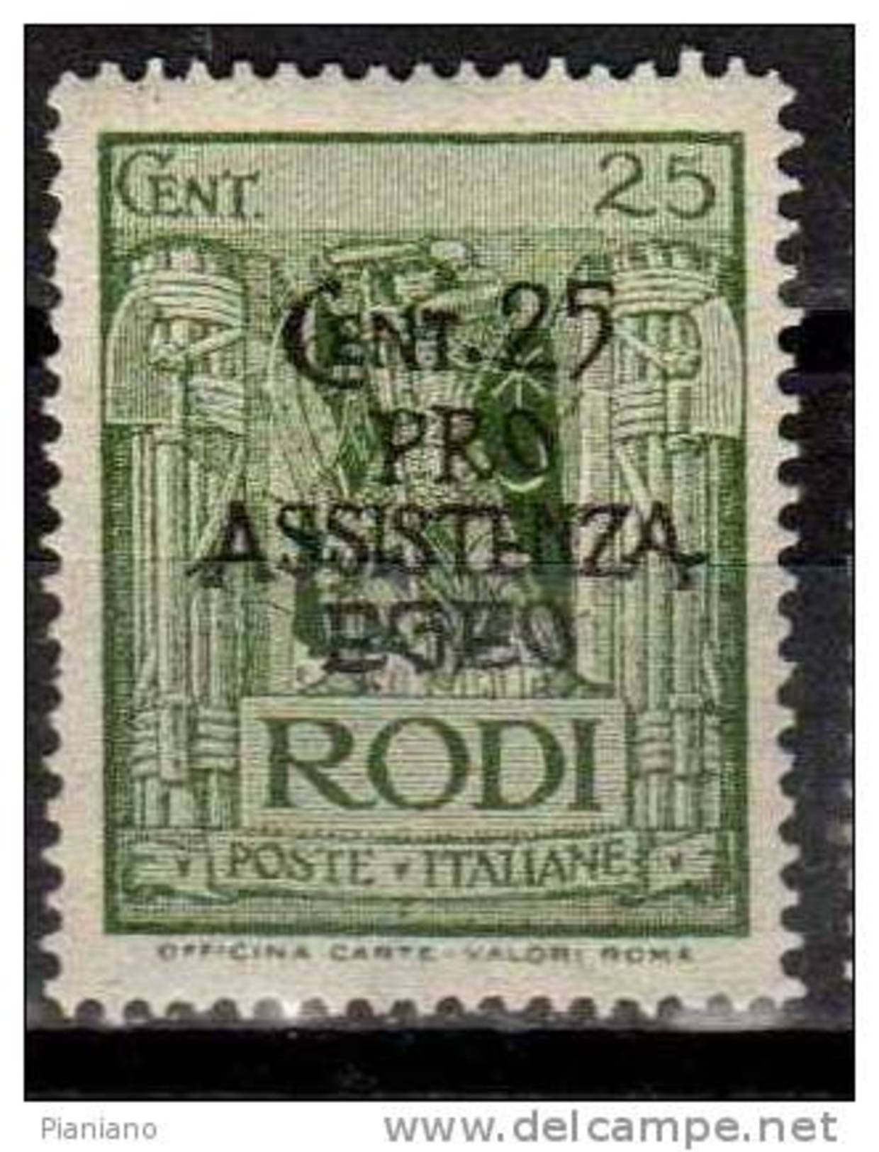 PIA - EGEO - 1943 : Occupazione Tedesca : Pro Assistenza Egeo  - (SAS  121) - Egée (Duitse Bezetting)