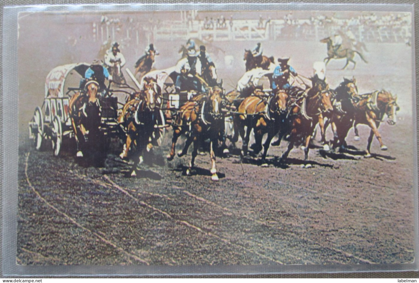 USA FAR WEST CHUCKWAGON RACE CALGARY STAMPEDE KARTE CARD POSTCARD CARTOLINA CARTE POSTALE POSTKARTE ANSICHTSKARTE - Long Beach