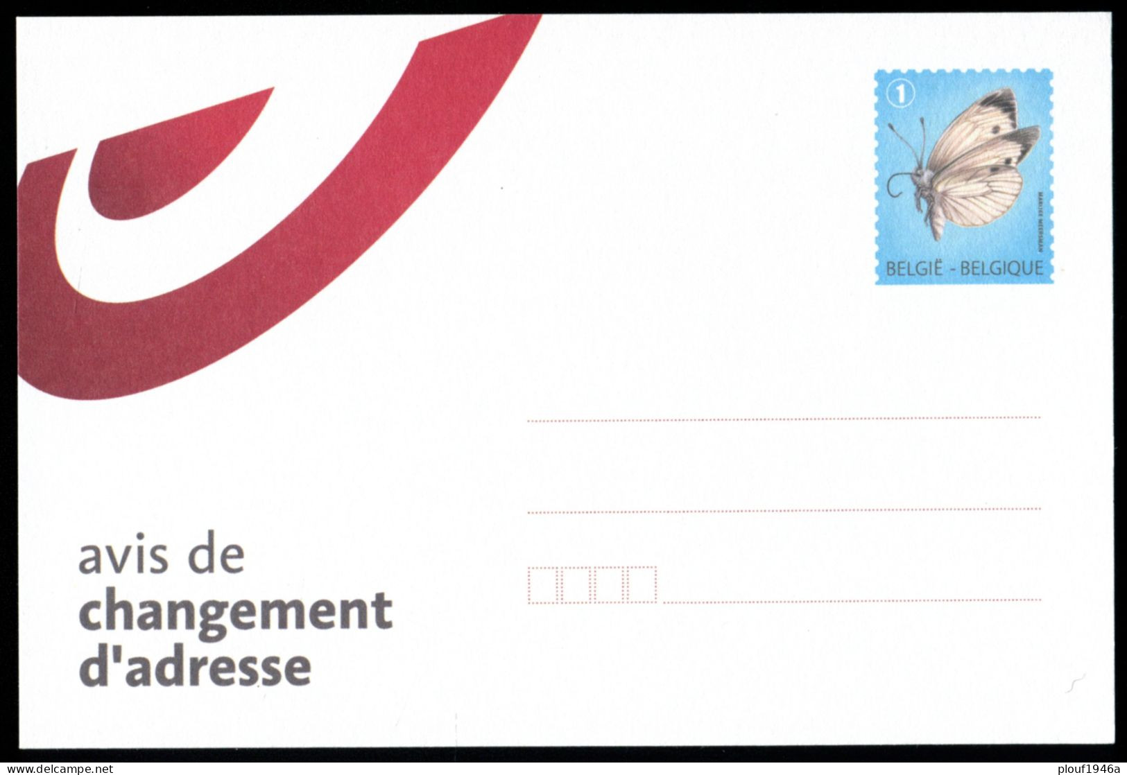 2012 "Piéride Du Choux" - FR - Avis Changement Adresse