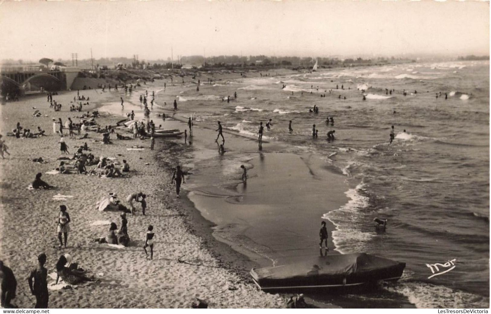 FRANCE - St Aygulf (Var) - Vue Générale De La Plage - Animé - Carte Postale Ancienne - Saint-Aygulf