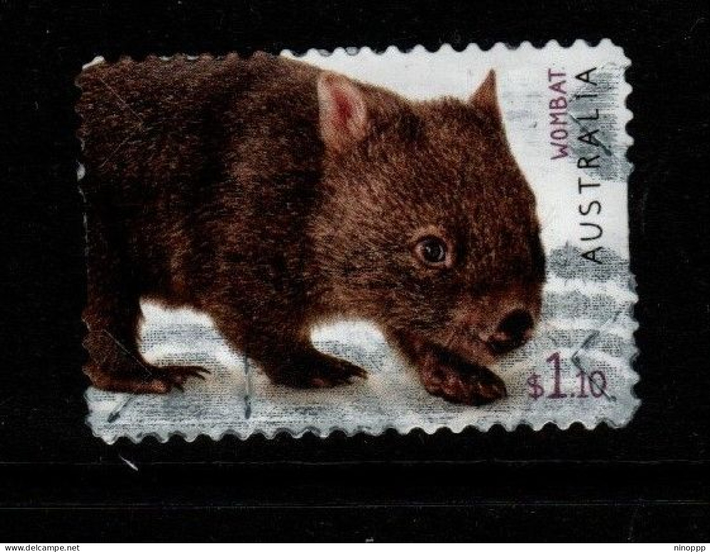 Australia Cat 3865 2019 Fauna $ 1.10 Wombat,used - Oblitérés