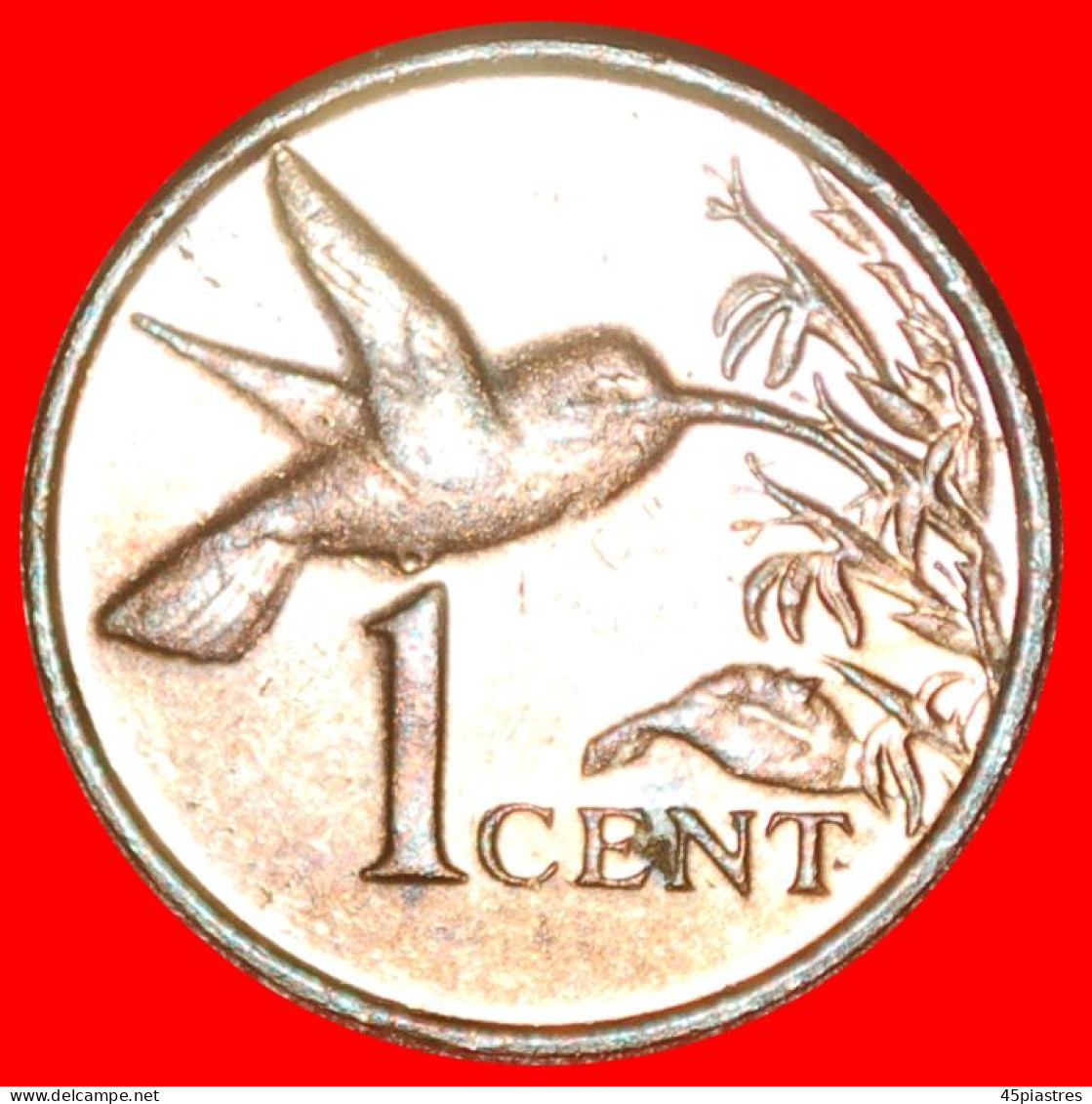 * GREAT BRITAIN (1976-2016): TRINIDAD AND TOBAGO  1 CENT 2002 BIRD MINT LUSTRE! · LOW START ·  NO RESERVE! - Trinidad En Tobago