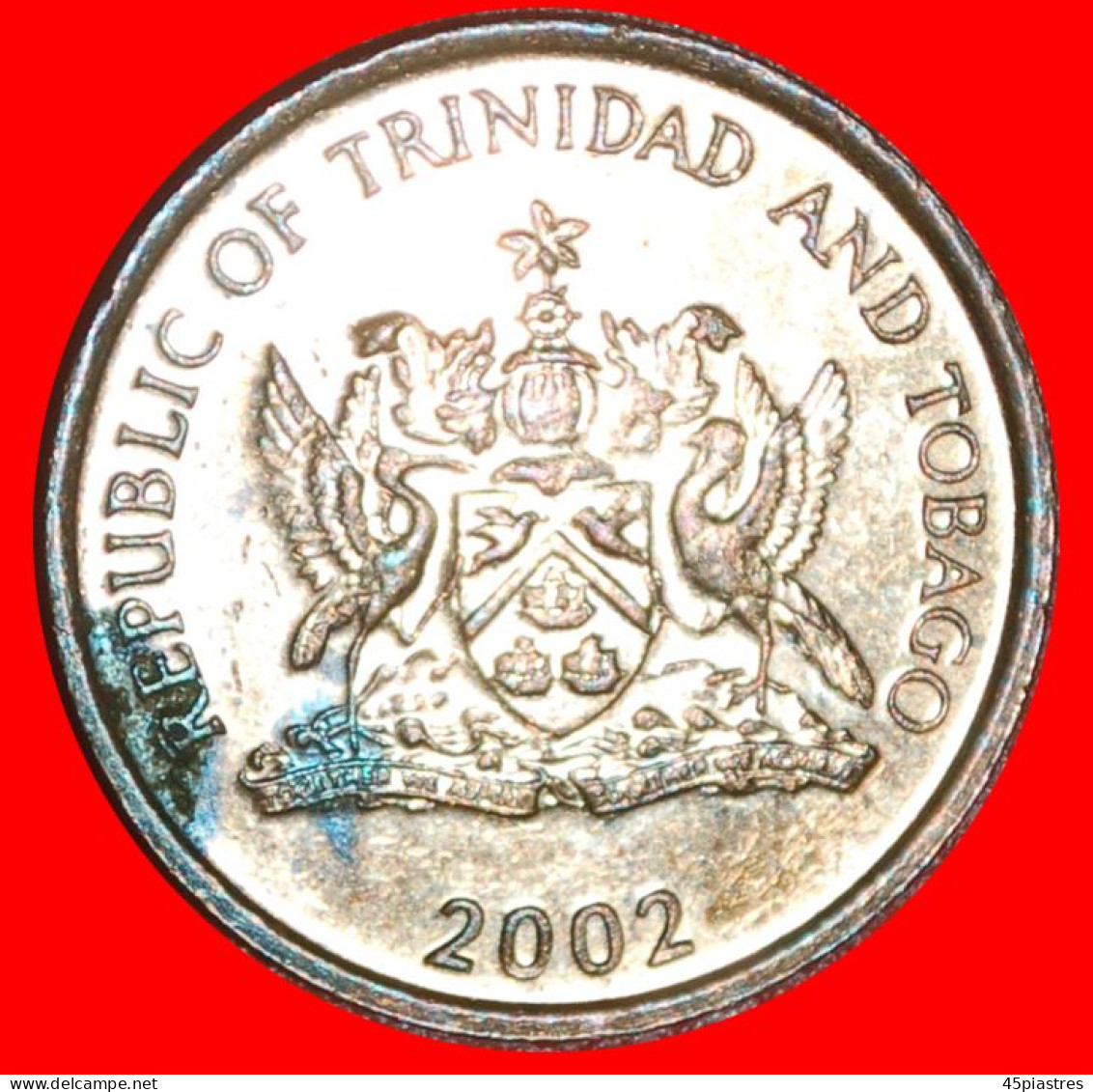 * GREAT BRITAIN (1976-2016): TRINIDAD AND TOBAGO  1 CENT 2002 BIRD MINT LUSTRE! · LOW START ·  NO RESERVE! - Trinidad Y Tobago