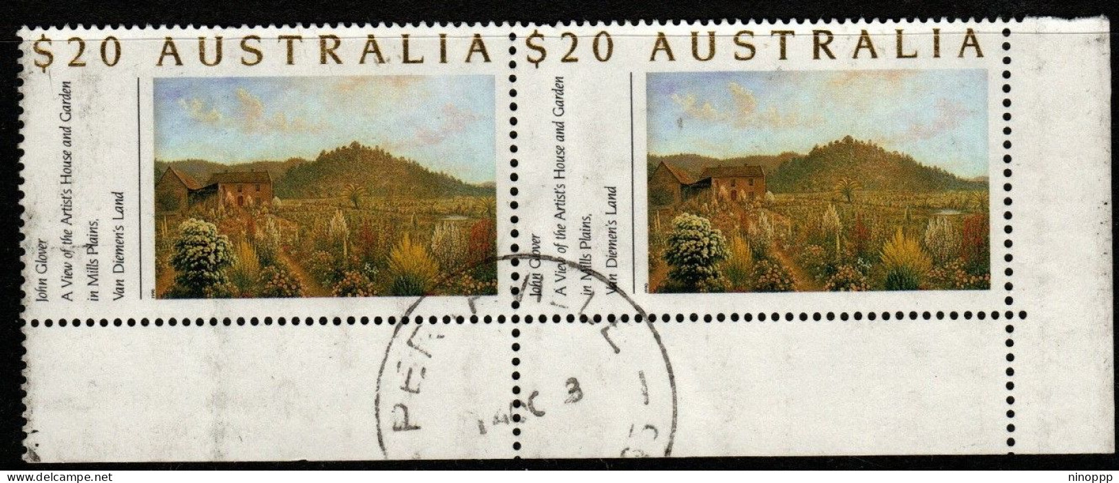 Australia ASC 1266 1990 Gardens, John Glower.used Pair - Oblitérés