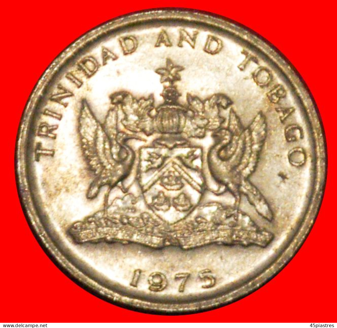 * GREAT BRITAIN (1974-1976): TRINIDAD AND TOBAGO  10 CENTS 1975 SHIPS!· LOW START ·  NO RESERVE! - Trinité & Tobago