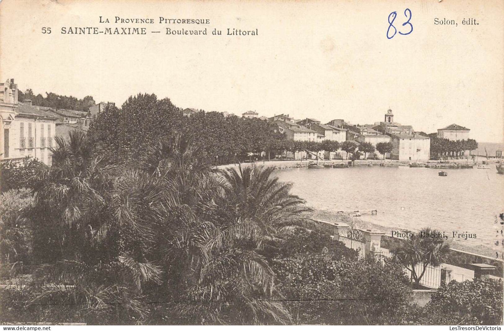 FRANCE - Sainte Maxime - Vue Générale Du Boulevard Du Littoral - La Provence Pittoresque - Carte Postale Ancienne - Sainte-Maxime