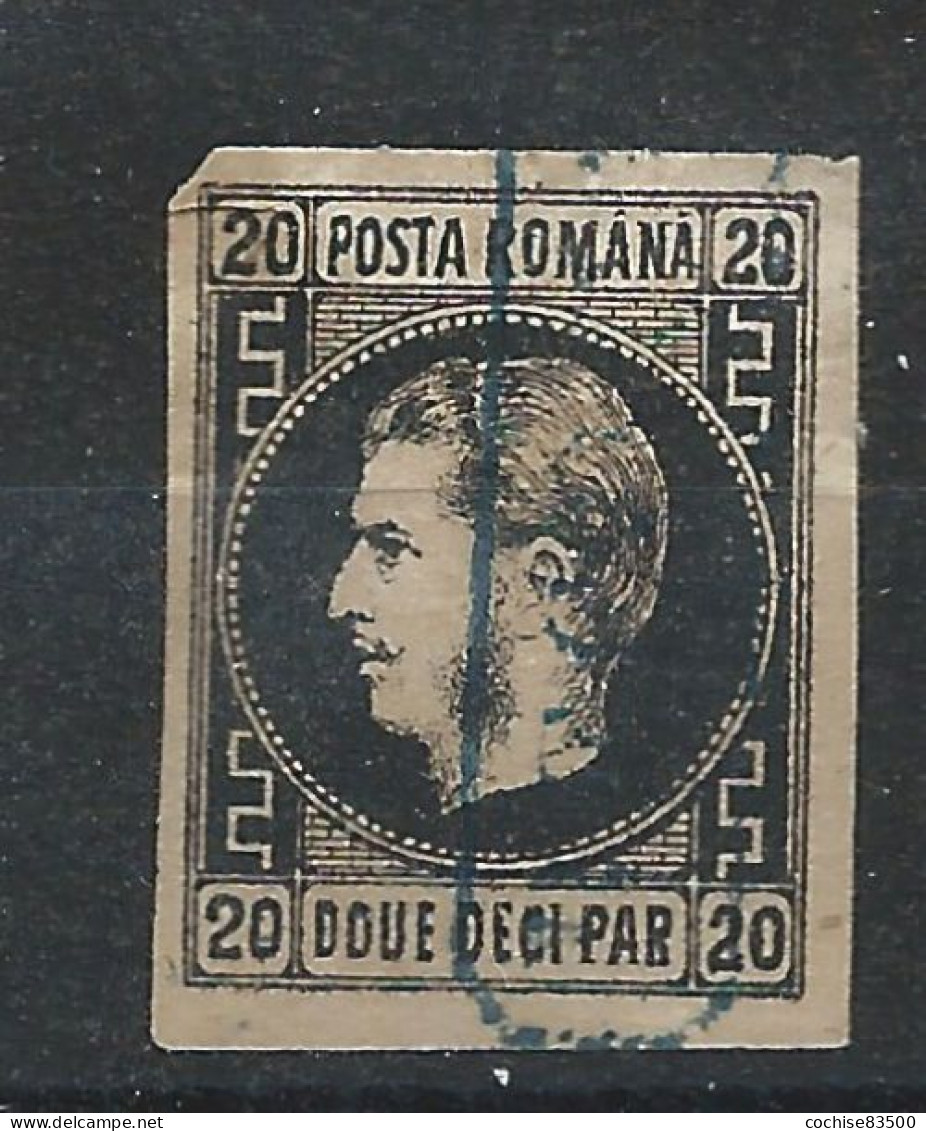 Roumanie N°16a Obl (FU) 1866/67 - Prince Charles - 1858-1880 Moldavie & Principauté