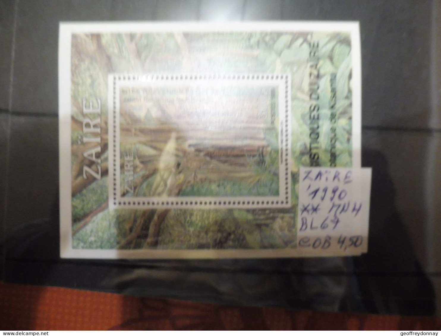 Zaire Bl Bloc Blok 67 Mnh Neuf ** Perfect Parfait ( 1990 ) - Unused Stamps