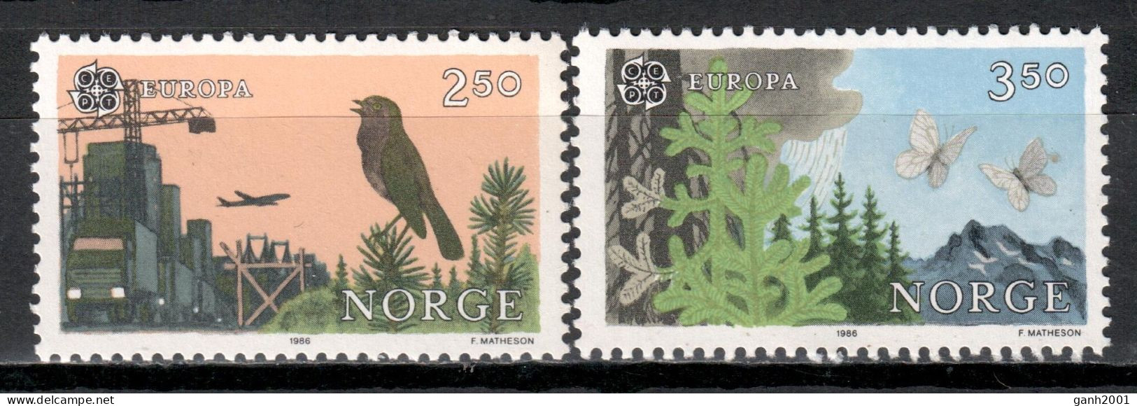 Norway 1986 Noruega / Europa CEPT Nature Preservation MNH Protección De La Naturaleza Naturschutz / Mg23  38-4 - 1986