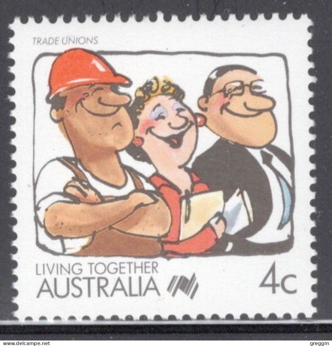 Australia 1988 Single Stamp - Living Together - Cartoons In Unmounted Mint - Ongebruikt