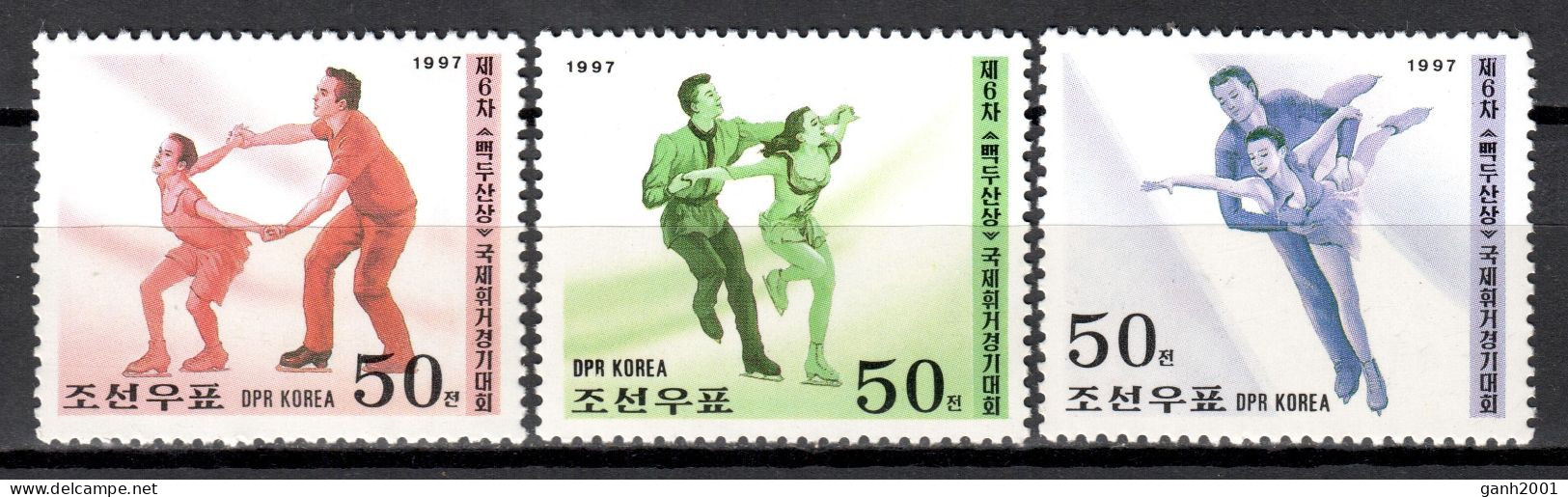 Korea North 1997 Corea / Figure Skating MNH Patinaje Artístico / Lx34  34-2 - Eiskunstlauf