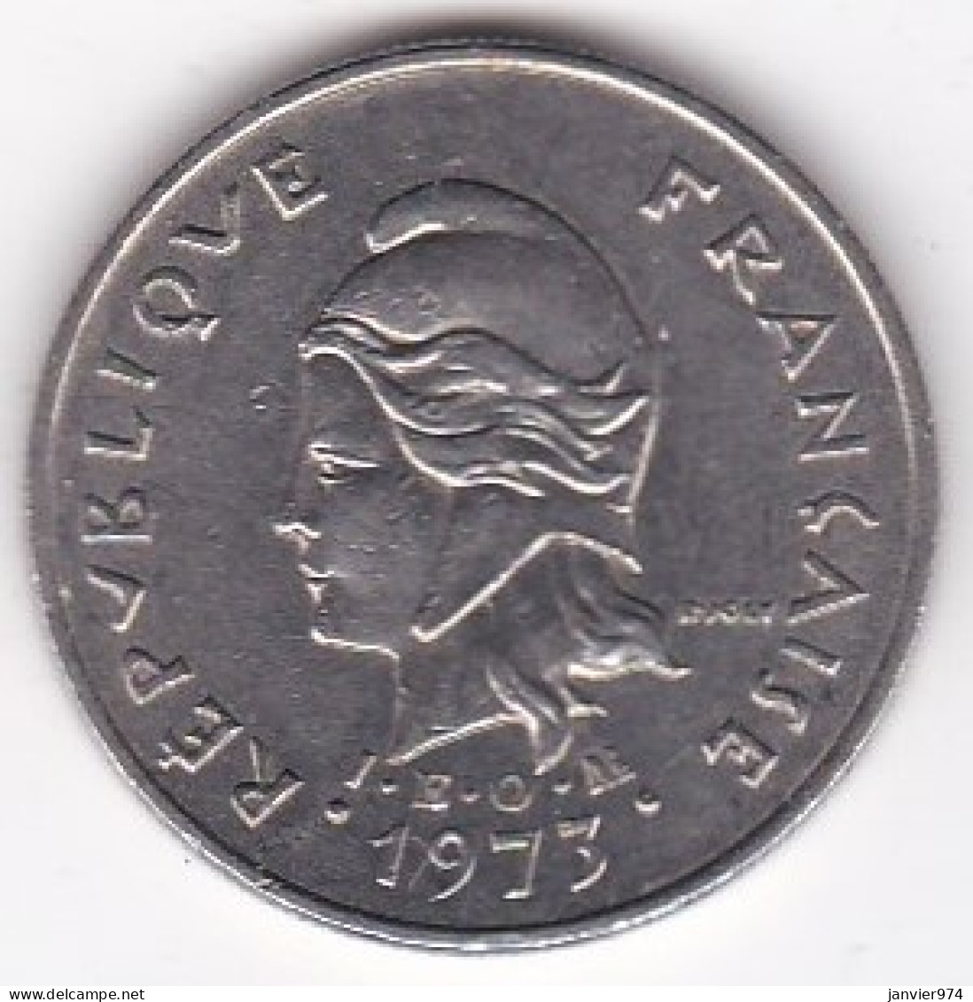 Nouvelles - Hébrides 10 Francs 1973 En Nickel, Lec# 31 - Nouvelles-Hébrides