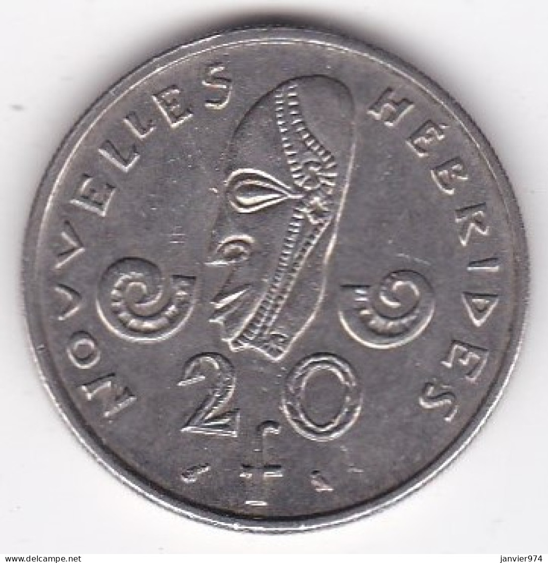 Nouvelles - Hébrides 20 Francs 1970 En Nickel, Lec# 43 - Nouvelles-Hébrides