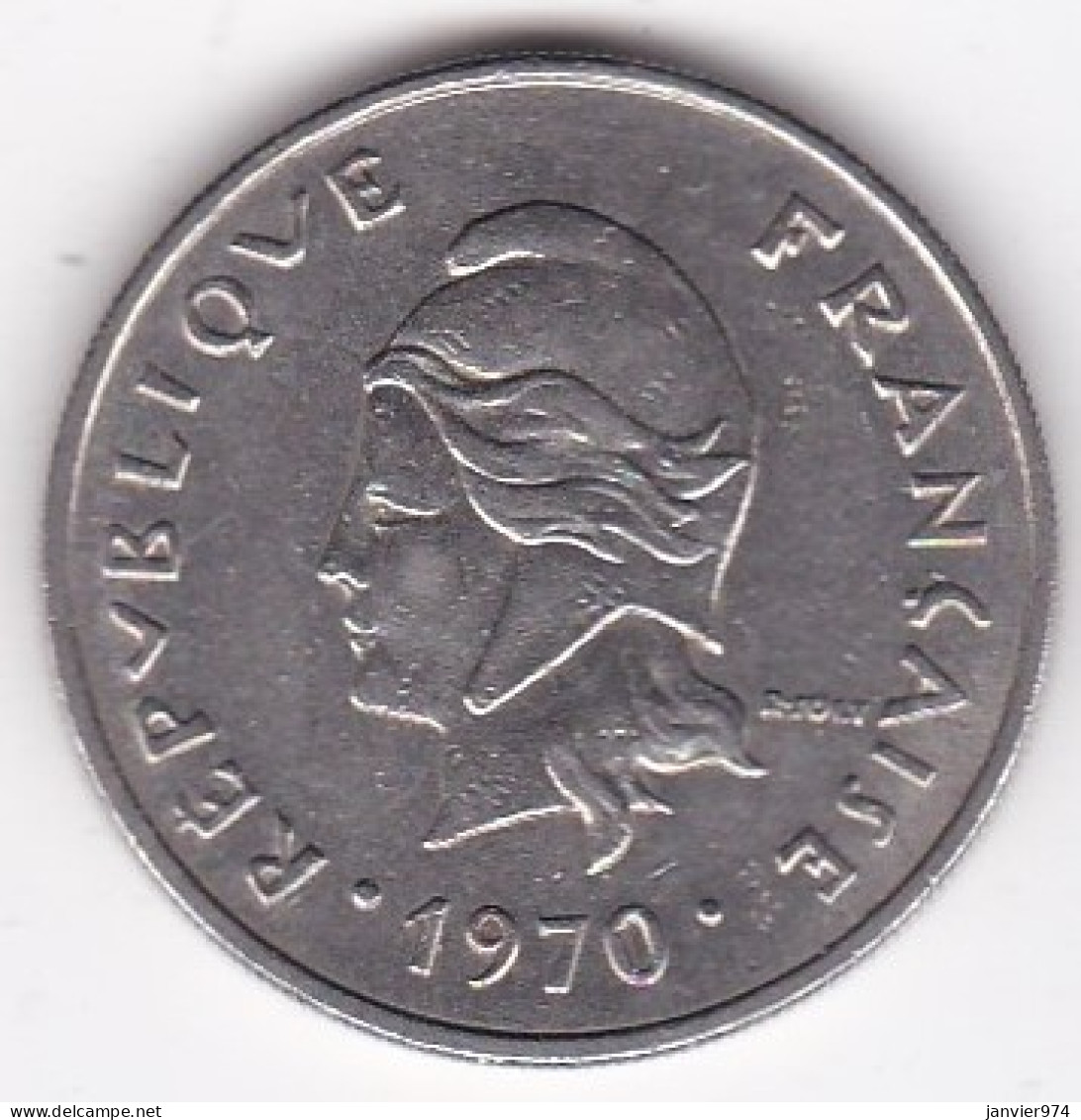 Nouvelles - Hébrides 20 Francs 1970 En Nickel, Lec# 43 - Nouvelles-Hébrides