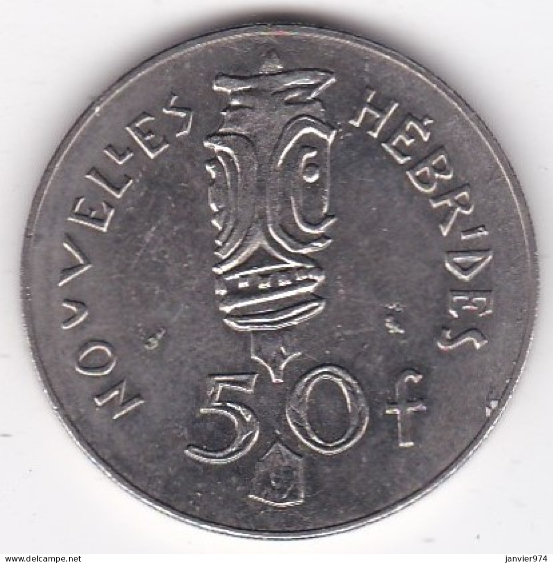 Nouvelles - Hébrides 50 Francs 1972 En Nickel, Lec# 52 - Nouvelles-Hébrides