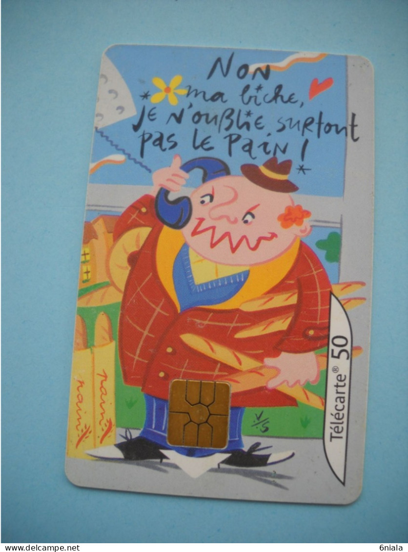 7666 " NON Ma Biche Je N'oublie Surtout Pas Le Pain " N° 8 CABINE  Télécarte Collection  ( 2 Scans)  Carte Téléphonique - 2000