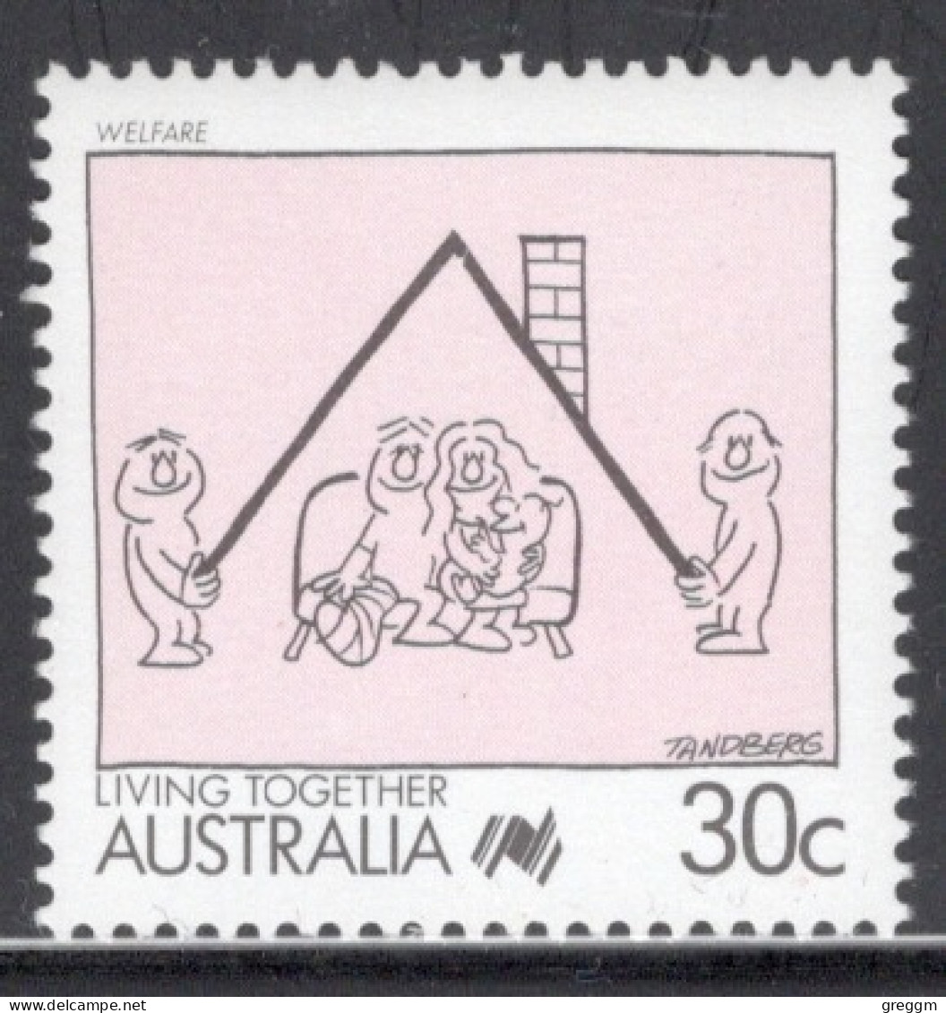 Australia 1988 Single Stamp - Living Together - Cartoons In Unmounted Mint - Ungebraucht