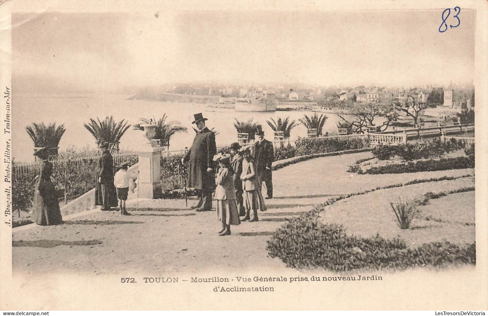 FRANCE - Toulon  - Mourillon - Vue Générale Prise Du Nouveau Jardin D'acclimatation - Animé - Carte Postale Ancienne - Toulon
