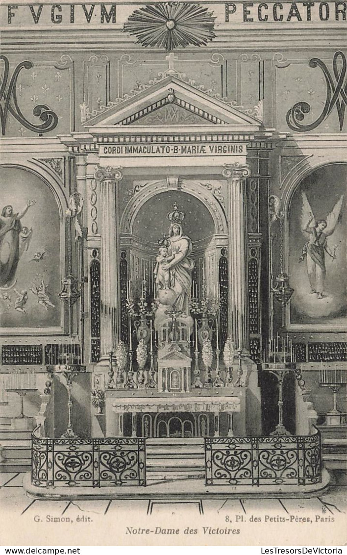 RELIGIONS & CROYANCES - Notre Dame Des Victoires - Carte Postale Ancienne - Monumentos