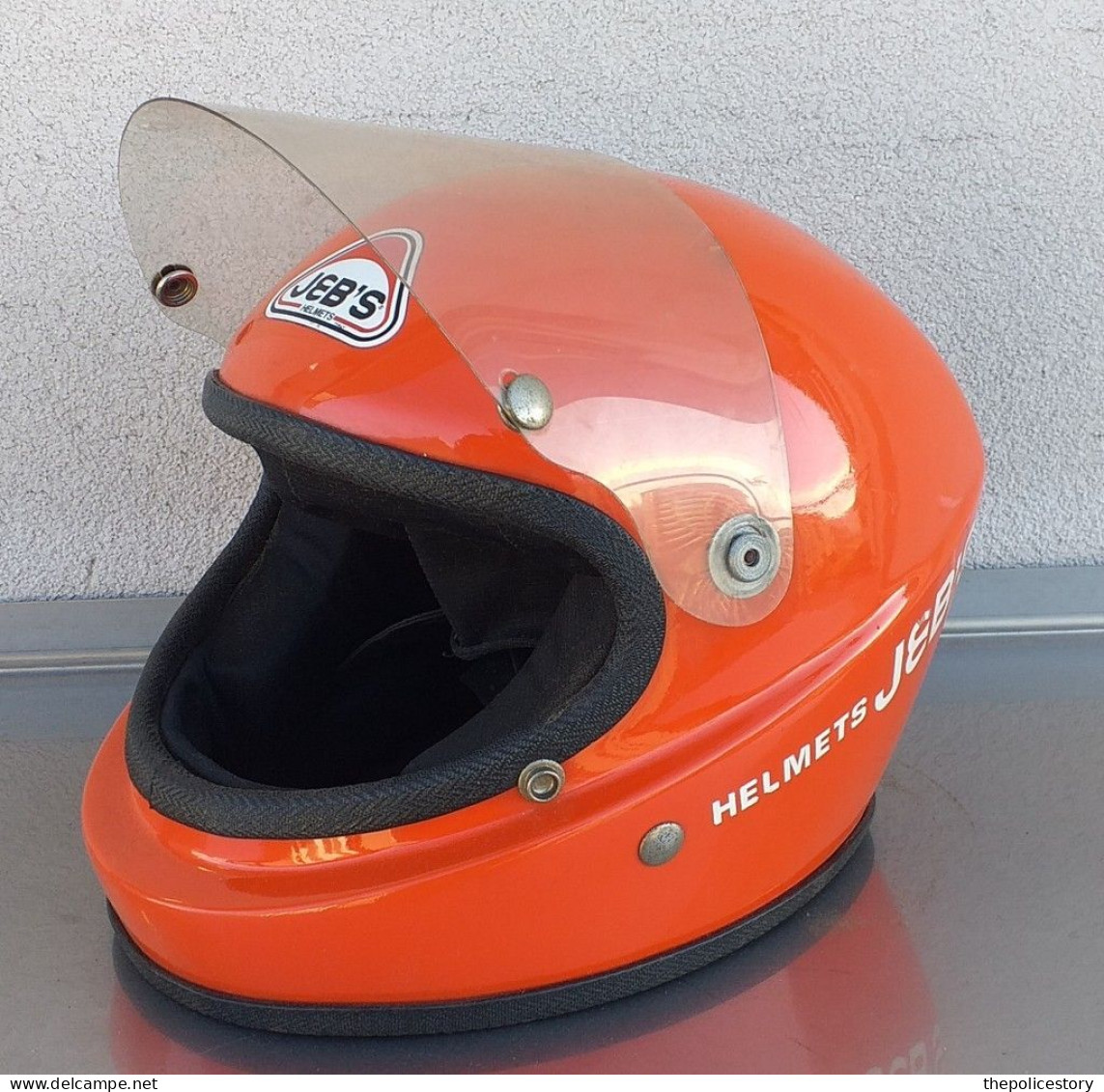 Casco Integrale Vintage Jebs Primi Anni '80 Originale Raro Tg. L Circa - Motorräder