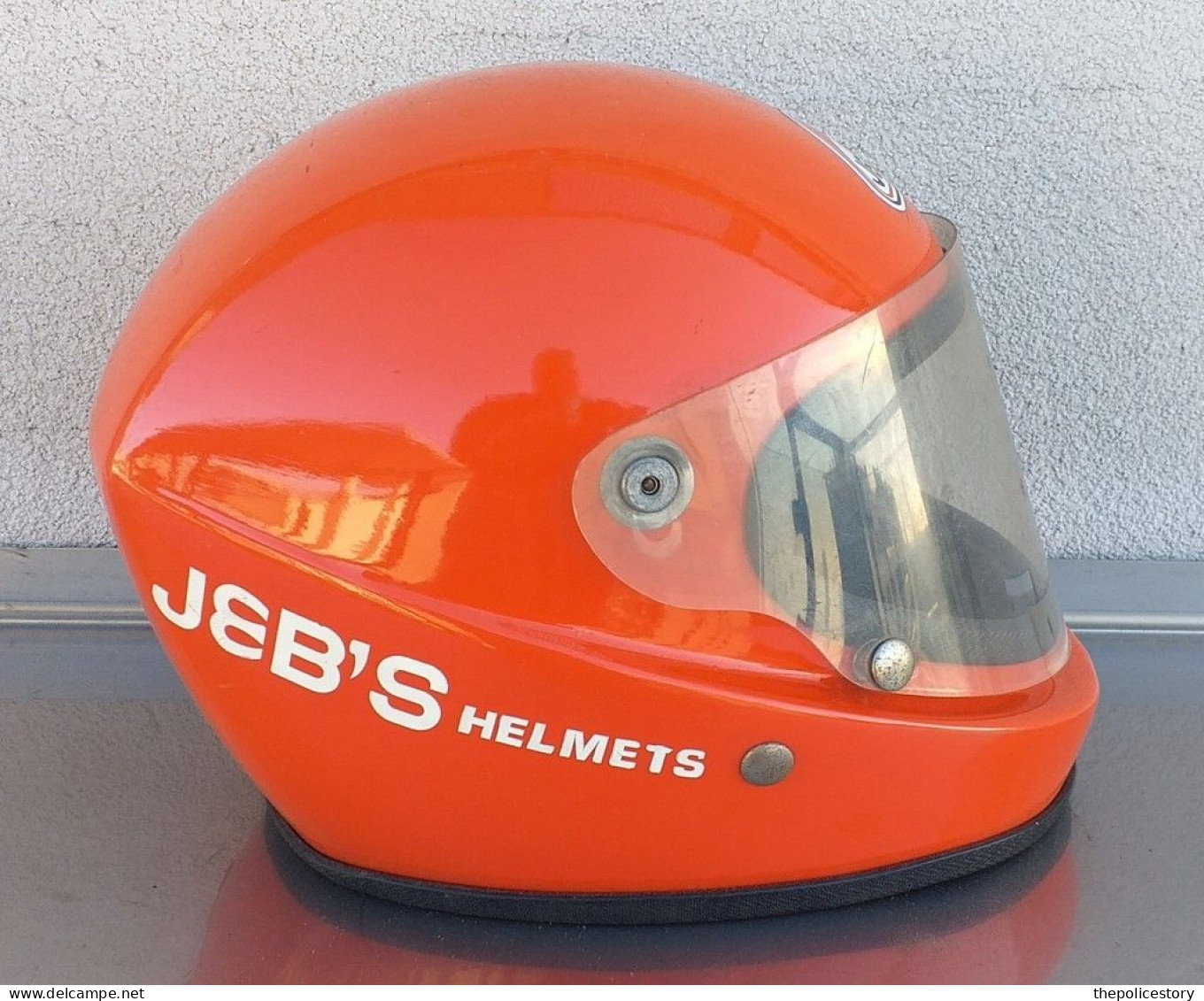 Casco Integrale Vintage Jebs Primi Anni '80 Originale Raro Tg. L Circa - Moto