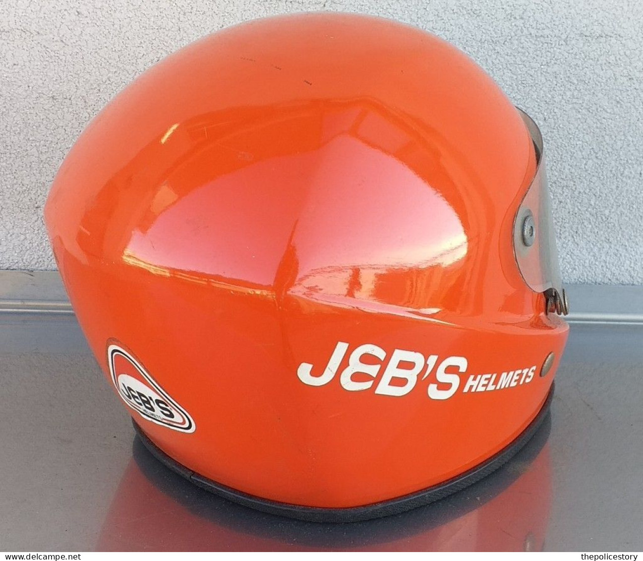 Casco Integrale Vintage Jebs Primi Anni '80 Originale Raro Tg. L Circa - Motos