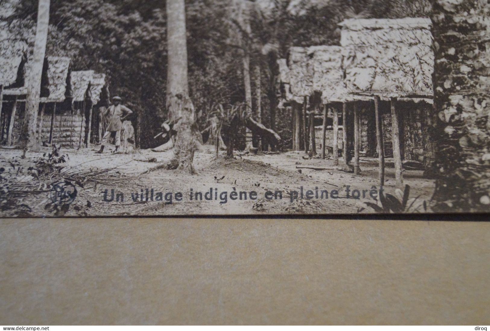 Congo Belge,village Indigène,oblitération De Lusambo 1927,Très Belle Ancienne Carte,à Voyagé,pour Collection - Belgisch-Congo