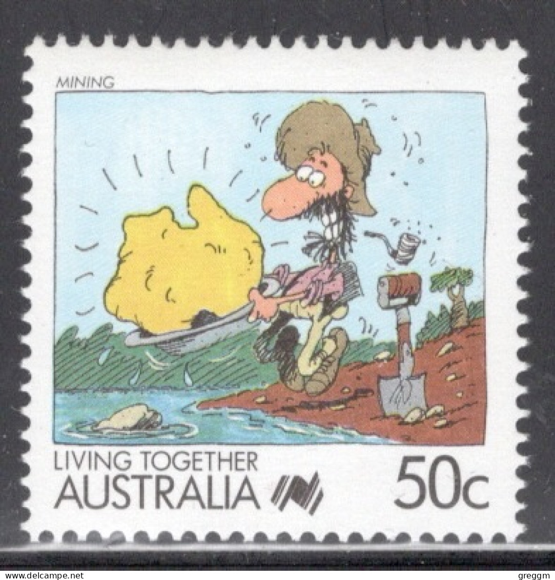 Australia 1988 Single Stamp - Living Together - Cartoons In Unmounted Mint - Mint Stamps