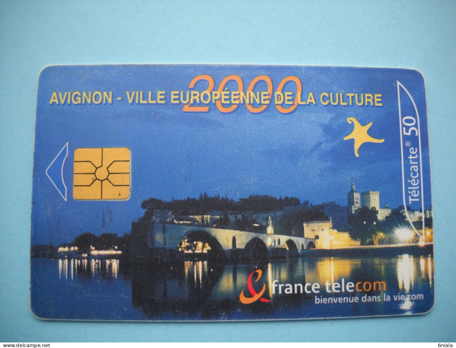 7670 AVIGNON VILLE EUROPEENNE DE LA CULTURE 2000  Télécarte Collection  ( 2 Scans)  Carte Téléphonique - Ontwikkeling