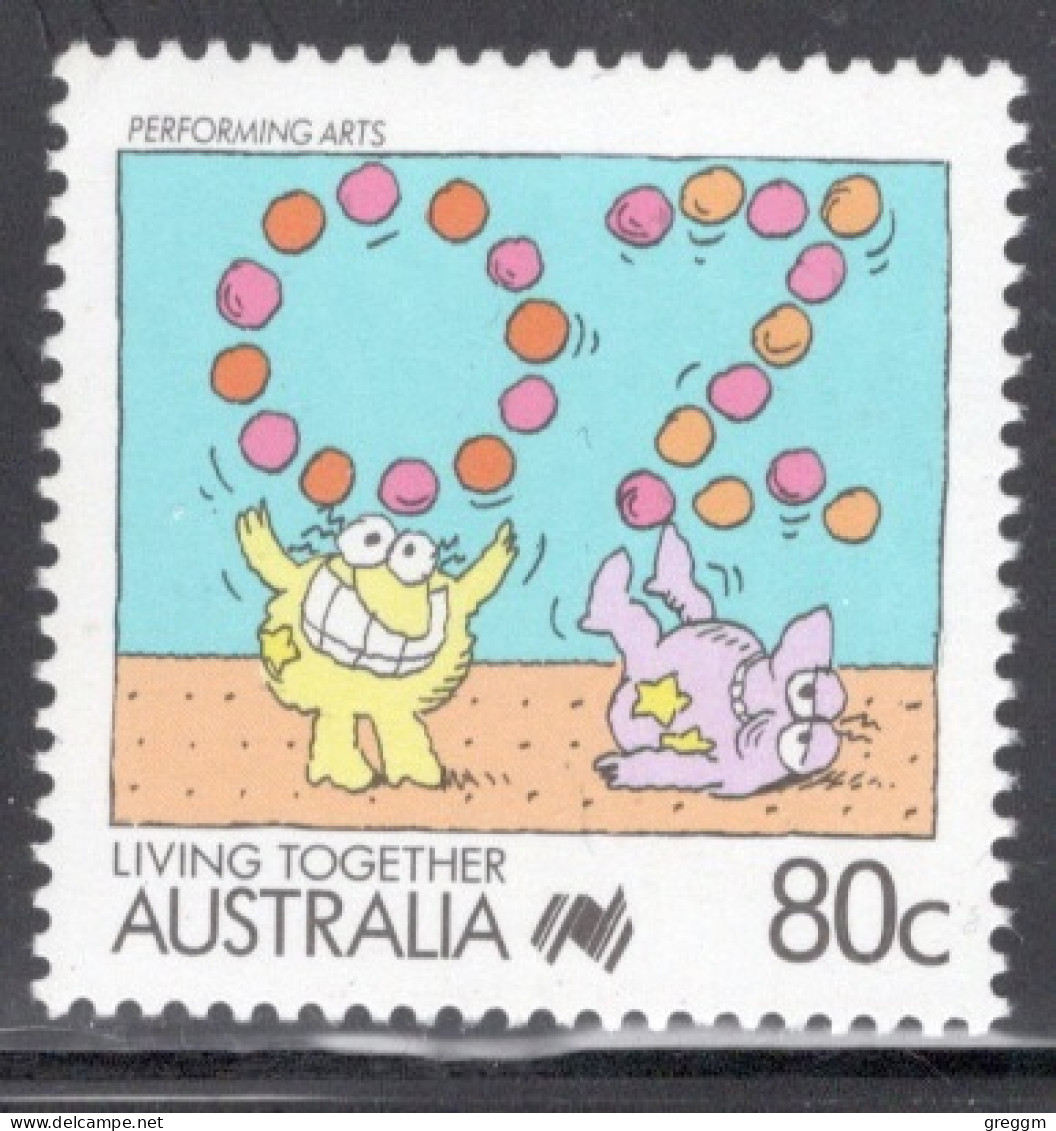 Australia 1988 Single Stamp - Living Together - Cartoons In Unmounted Mint - Nuovi