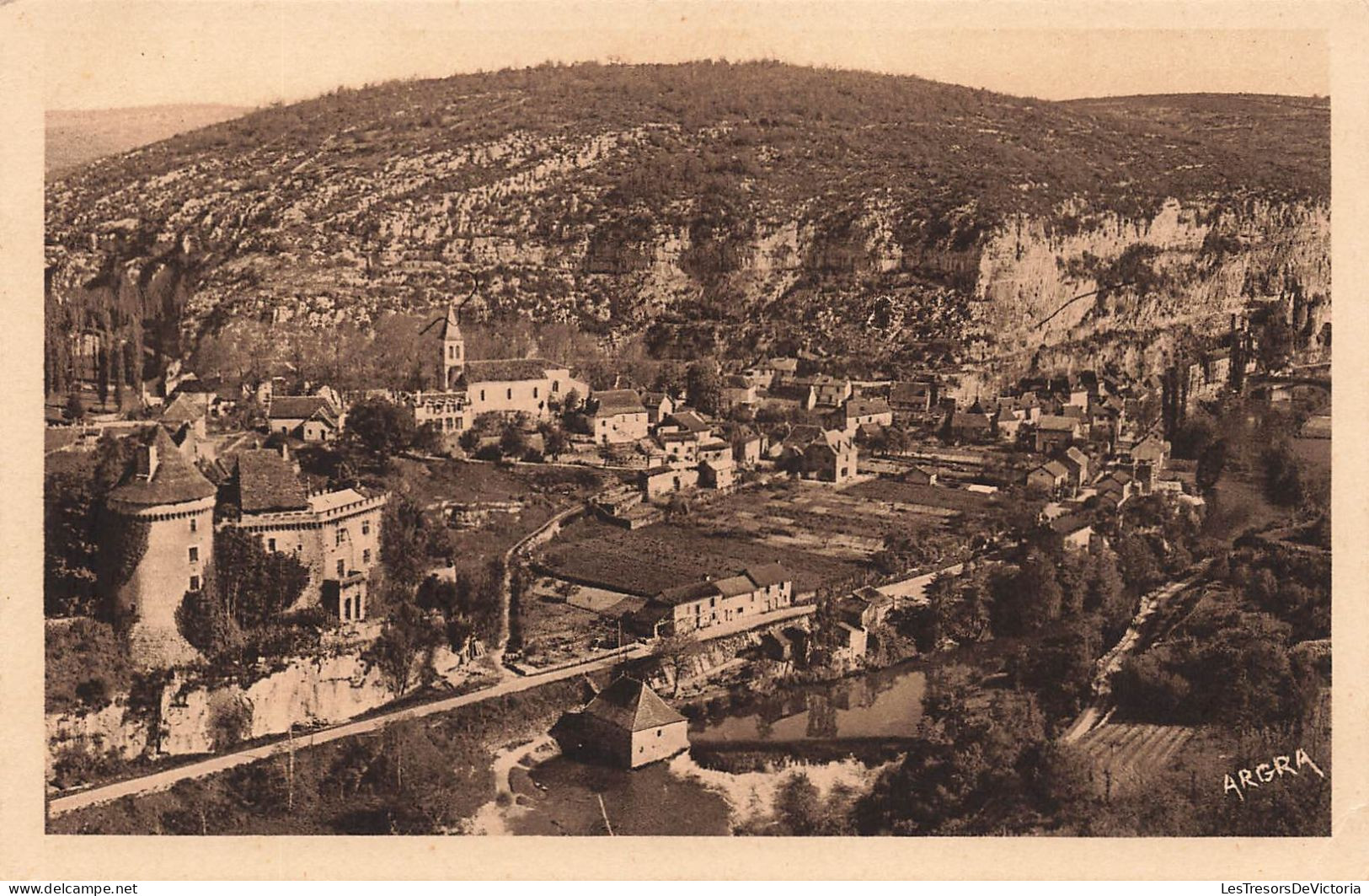 FRANCE - Cabrerets - Vue Sur La Vallée Du Célé - Vue D'ensemble De La Ville  - Carte Postale Ancienne - Other & Unclassified