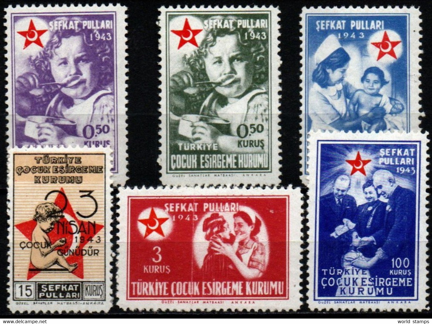 TURQUIE 1943 * - Unused Stamps
