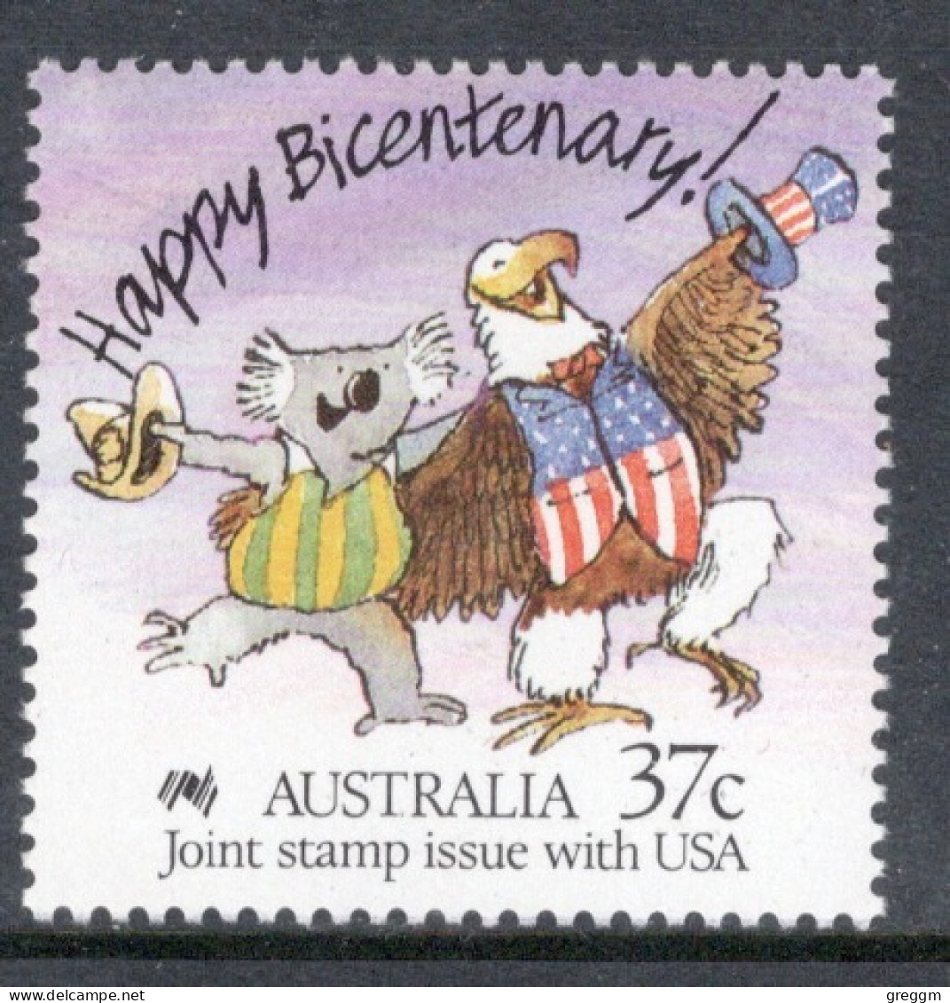 Australia 1988 Single Stamp The 200th Anniversary Of The Colonization Of Australia  Joint Stamp Issue In Unmounted Mint - Ungebraucht