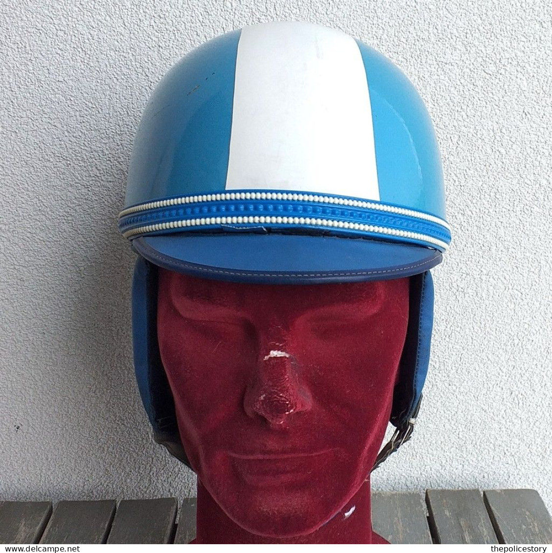 Casco Motociclista Italiano Anni '60 Originale Usato Completo Ottimo Stato - Moto