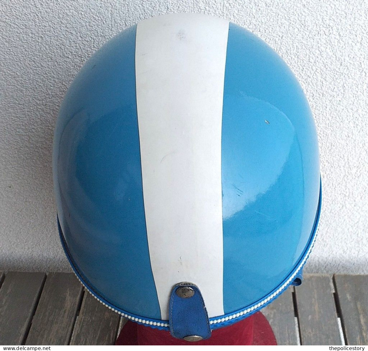 Casco motociclista italiano anni '60 originale usato completo ottimo stato